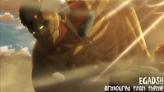 Attack on Titan OST  Armoured Titan Theme Metal Cover [upl. by Esiahc820]