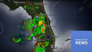 Live Tracking storms and showers across the Tampa Bay area [upl. by Ayekram]