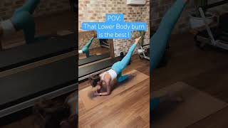 Pilates lower body flows never get boring  Love to move pilateswithsusan [upl. by Nwahsyar]