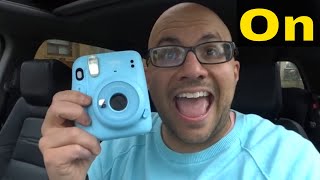 How To Turn Fujifilm Instax Camera On And OffMini 11 Tutorial [upl. by Aihtenyc713]