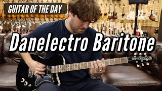 Guitar of the Day Danelectro Baritone Black [upl. by Maire]