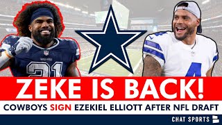 BREAKING Ezekiel Elliott RETURNING To The Dallas Cowboys After 2024 NFL Draft  Cowboys News [upl. by Naibaf]