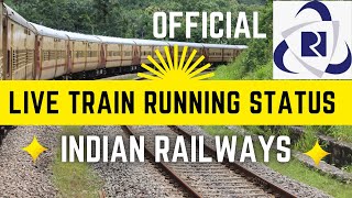 ट्रेन का लाइव स्टेटस कैसे पता करें  Train Live Running Status  Train Delay and Time Tracking [upl. by Zizaludba]