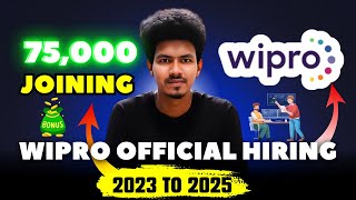 Wipro Off Campus drive 2023  2024  2025  Wipro recruitment  Jobs for freshers [upl. by Chesna]