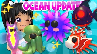 ⭐OCEAN UPDATE⭐5 NEW PETS in Adopt Me roblox NEWS EVENT [upl. by Harned]