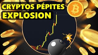 Ces cryptos peuvent exploser  ðŸ’£ bitcoin analyse [upl. by Adirahs]