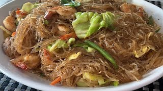 Sotanghon guisado recipe Stir fry vermicelli recipe [upl. by Blithe]