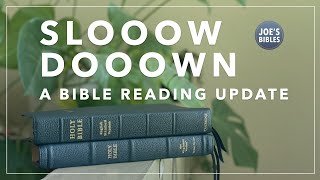 Slow Down A Bible Reading Update [upl. by Ettevram]