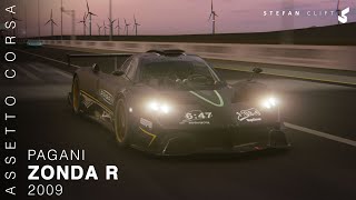 Pagani Zonda R 09  Special Stage Route X Assetto Corsa [upl. by Tletski989]