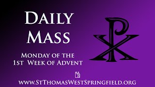 Daily Mass Monday December 2 2024 [upl. by Myrta572]