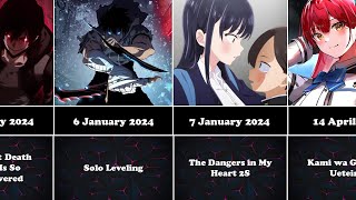 All New Upcoming Anime And Sequels in Winter 2024  January to July [upl. by Uziel837]