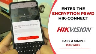 Hikvision NVR Input the Encryption Password Problem [upl. by Niwde]