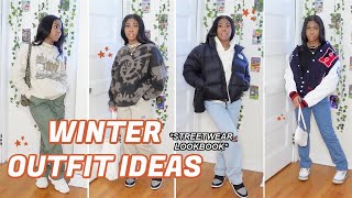 CASUAL amp TRENDY WINTER OUTFIT IDEAS  STREETWEAR LOOKBOOK 2021 [upl. by Lapo151]