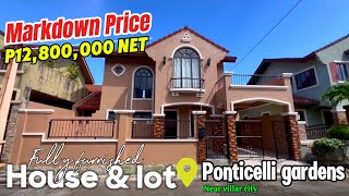 EXTV012 Ponticelli gardens house and lot fully furnished  nothing to fix  ready for occupancy [upl. by Radek]