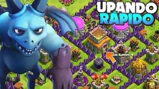 UPANDO MUITO RÁPIDO NA CV8 GANHEI MUITO RECURSO COM ESSE BÔNUS 4X NO CLASH OF CLANS [upl. by Arahsak]