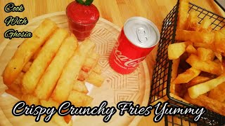 Crispiest amp Crunchiest French Fries Recipe  کرسپی فرنچ فرائز  how to make french fries [upl. by Aerua]