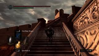 Running from the back of Anor Londo to Firelink shrine because I live dangerously [upl. by Maag]