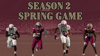 Transfers SHINE in Season 2 Spring GameFSU CFB Revamped DynastyEp32 [upl. by Stover266]