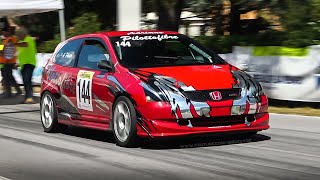 Honda Civic TypeR EP3 Racing on HillclimbMountain Roads K20 NA Sound Accelerations amp More [upl. by Noinatrad852]