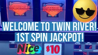 Check Out Twin River Casino Last Spin Miracles AND A First Spin Magic JACKPOT [upl. by Kcinemod]