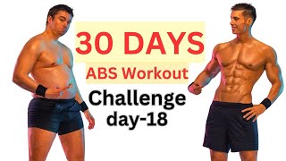 30 DAYS Abs Workout Challenge day 18 [upl. by Knepper]