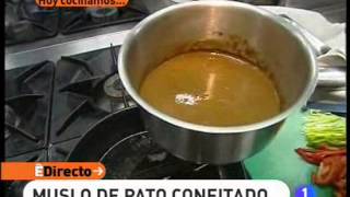 Receta de Muslo de pato confitado ED [upl. by Eseryt586]