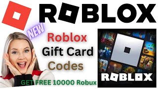 roblox gift card codes 2024 unused [upl. by Wadleigh]