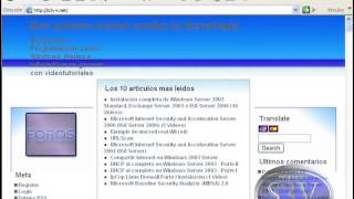 Windows Server 2003  Instalación de Internet Information services IIS [upl. by Ordep]