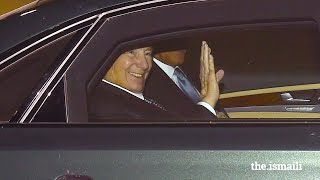 Mawlana Hazar Imam arrives in Montreal [upl. by Derinna74]