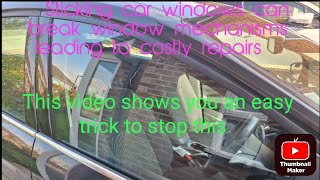 Stop car windows from sticking [upl. by Ynetsed]