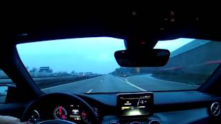 Mercedes CLA 200 SB  Driving on Autobahn A45 to A2  Dortmund to Beckum Part 13 [upl. by Harvie]