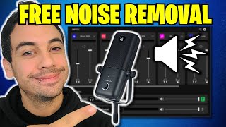 How to ELIMINATE Background NOISE for FREE  Elgato Wave link Microphone Noise removal [upl. by Croteau]