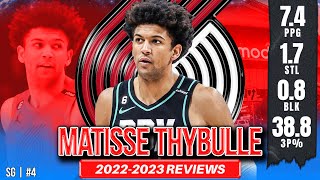 Is Matisse Thybulles Shooting Legit  20222023 Player Reviews [upl. by Oaoj]