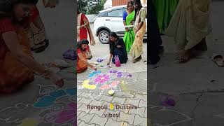 Rengoli dussera vibration bangalore india 2024 karnataka festival english [upl. by Braynard]