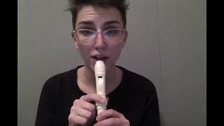 EMBOUCHURE TECHNIQUE ON DESCANT RECORDER [upl. by Jaquelyn]