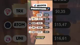 🚀 2025 Crypto Forecast TRX ATOM UNI XLM – Big gains ahead 💰 Crypto2025 TRX [upl. by Ecnadnak]