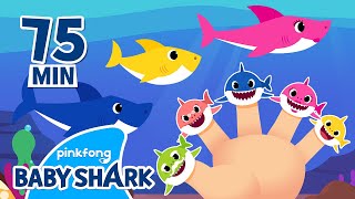 🖐️Baby Shark Finger Family Songs and Stories  Compilation  Baby Shark Official [upl. by Merchant392]