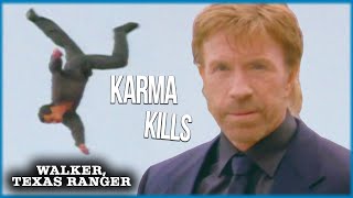 Gangster Teacher Takes A Tumble  Walker Texas Ranger [upl. by Inavoig]