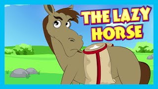 THE LAZY HORSE  Moral Story For Children  T Series Kids Hut  Best Learning Story  English Story [upl. by Anihsit795]