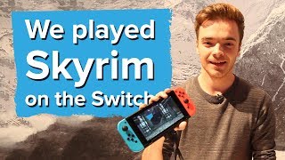 We played Skyrim on the Nintendo Switch  Skyrim Switch gameplay [upl. by Lytsirhc]