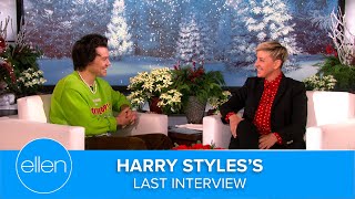 Harry Styles’ Last Interview on ‘Ellen’ [upl. by Amekahs]