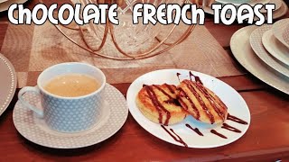 CHOCLATE FRENCH TOASTچاکلئٹ فرنچ ٹوسٹCUTTING BOARD RECIPE [upl. by Atteuqahc]