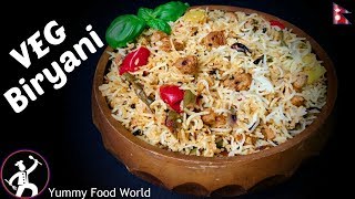 Veg Biryani Recipe ✅  Easiest Biryani Recipe  How to make Biryani at home [upl. by Attolrahc]