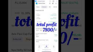 ✅Mutual funds Net Profit 💯💵 viralshort viralvideo shorts shortvideo sorts viralshort nifty [upl. by Adirehs]