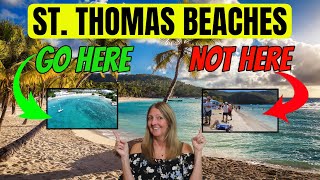 ST THOMAS BEACHES Where to GO and one to AVOID [upl. by Pownall]