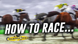 How to race on Champion Jockey [upl. by Aytnahs]