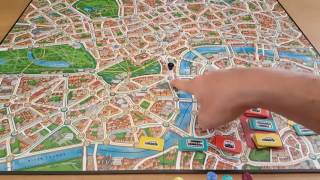 Lets play Scotland Yard Rules and review by Hit and Sunk Games [upl. by Marcella]