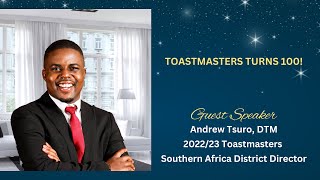 100 Years of Toastmasters International 22 October 2024 [upl. by Barnebas]