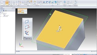 Tutorial  1 de Solid Edge ST 1 A ST 5  Planes  Planos [upl. by Alek]