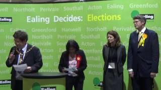 Ealing Central amp Acton General Election Declaration [upl. by Lundberg376]